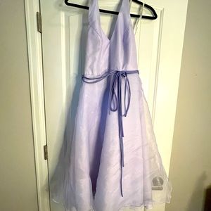 David’s Bridal bridesmaid short satin dress. Size 4